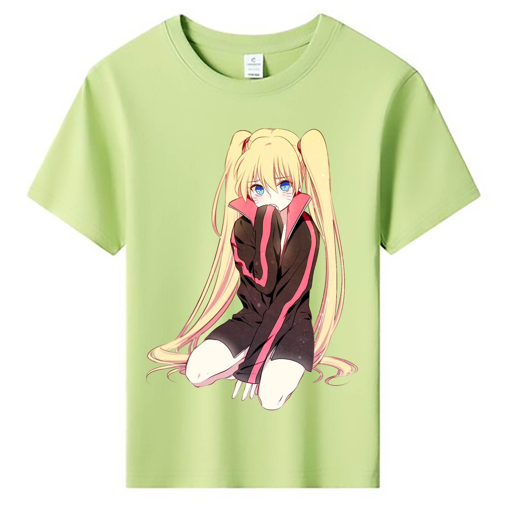 （画像用） NARUTO -ナルト- うずまき ナルト Uzumaki Naruto 綿100％キッズTシャツ（フロントプリント）